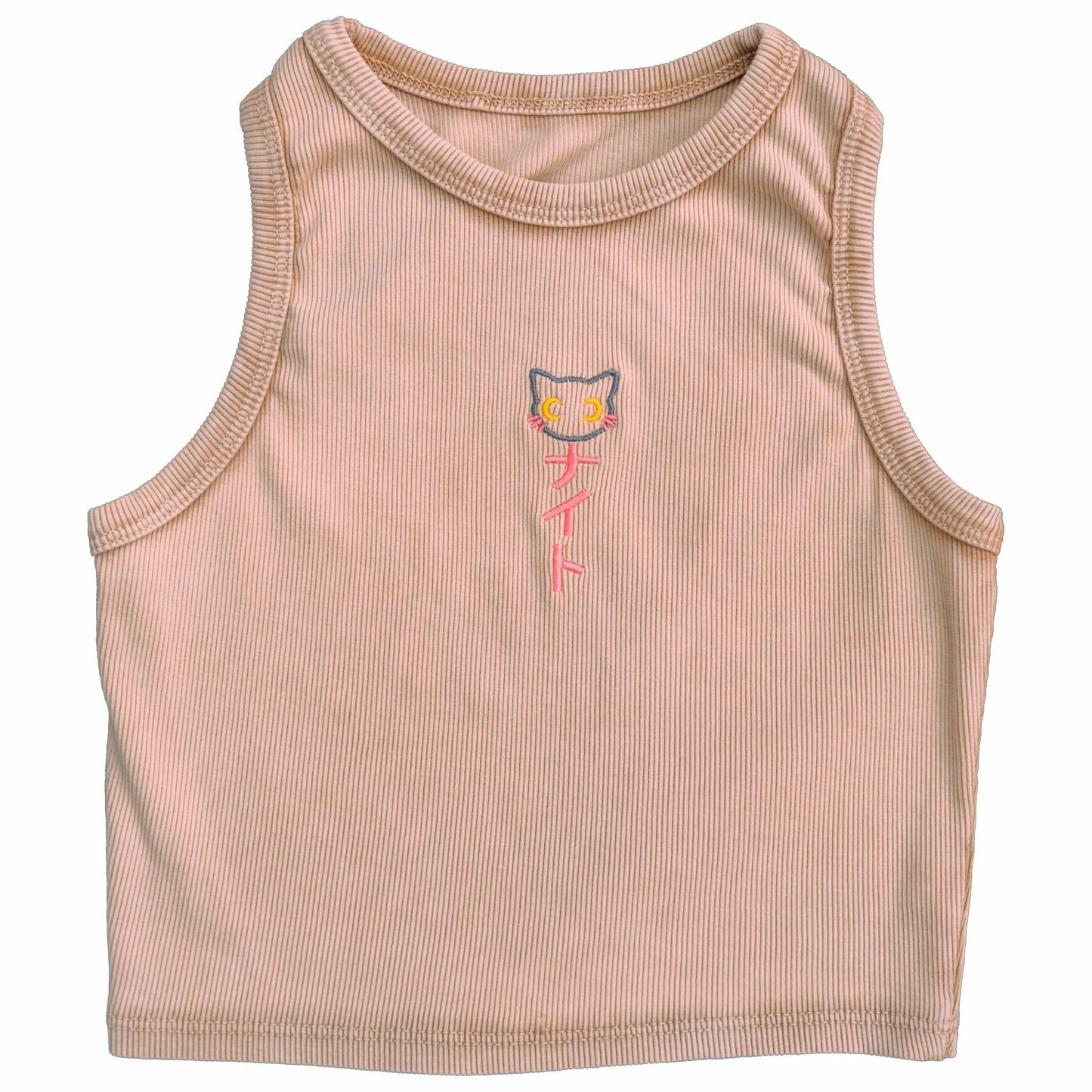 Beige Neko Tank Top