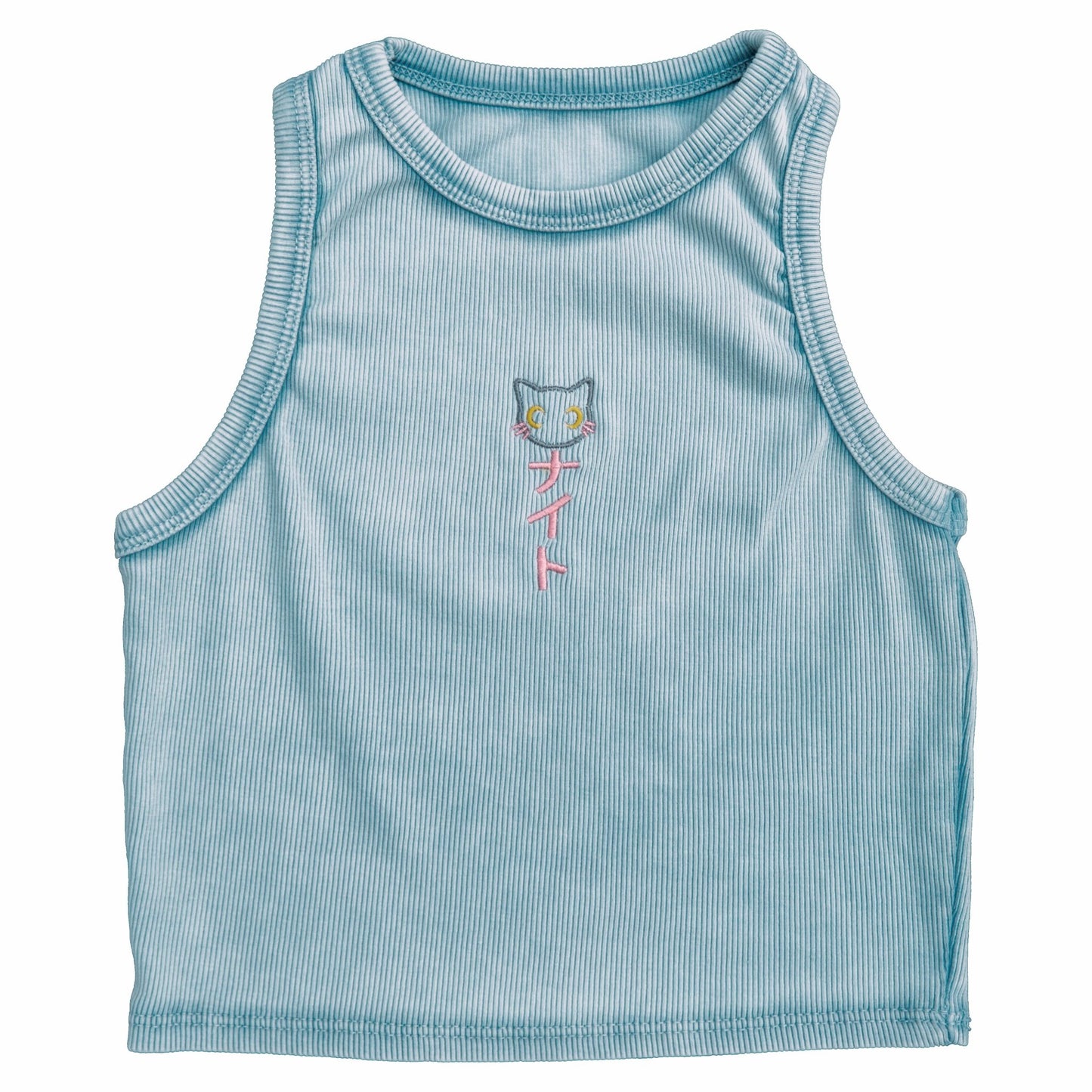 Blue Neko Tank Top